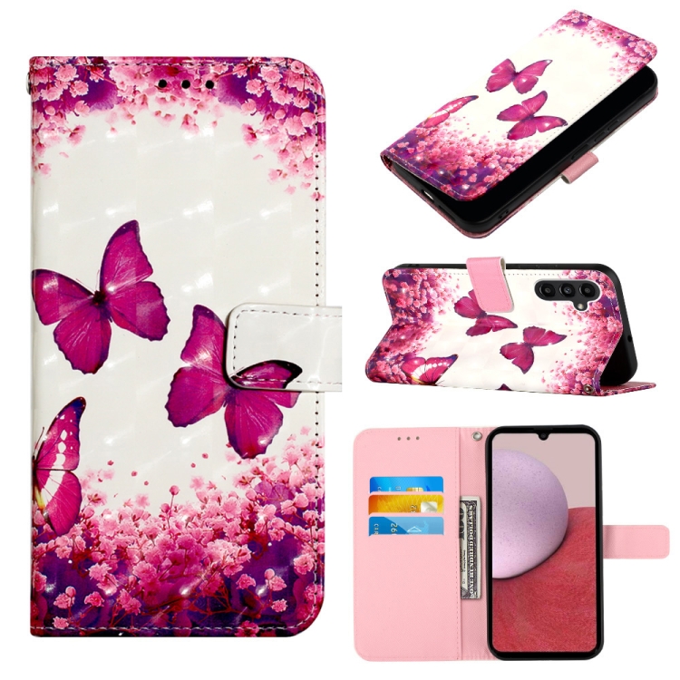 Knižkové puzdro pre Samsung Galaxy S23 FE - INK BUTTERFLY