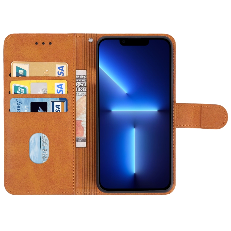 Knižkové puzdro pre Apple iPhone 14 Pro - Solid hnedé