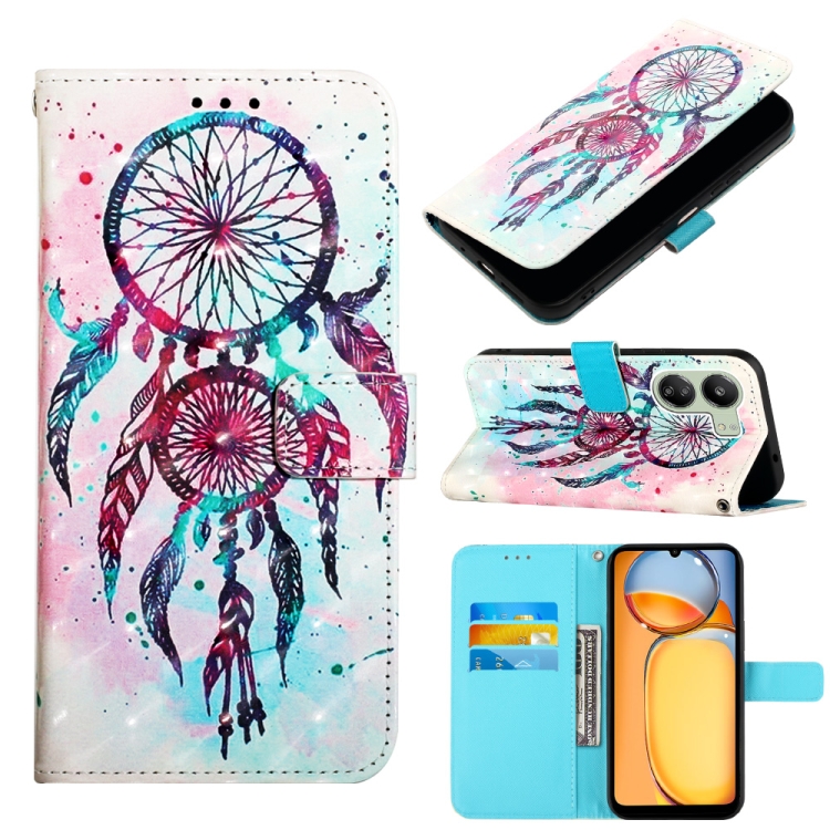 Knižkové puzdro pre Xiaomi Redmi 13C - INK Wind Color