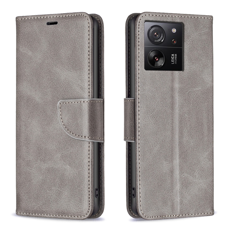 Knižkové puzdro pre Xiaomi 13T / 13T Pro - SOLID sivé