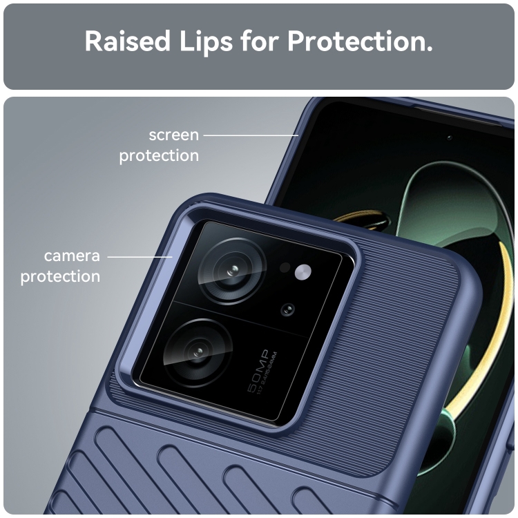 Zadný kryt pre Xiaomi 13T / 13T Pro - THUNDER modrý
