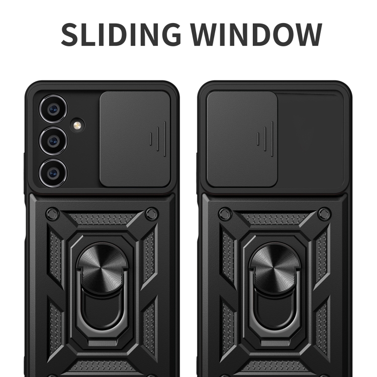 ARMOR SLIDE Tvrdený kryt pre Samsung Galaxy A05s - zelený
