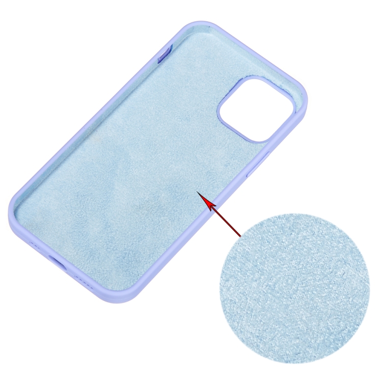 Silikónový kryt pre Apple iPhone 14 Plus - fialový