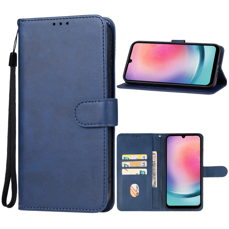SKLO + PUZDRO 2v1 pre Samsung Galaxy A25 5G - Knižkové puzdro SOLID modré