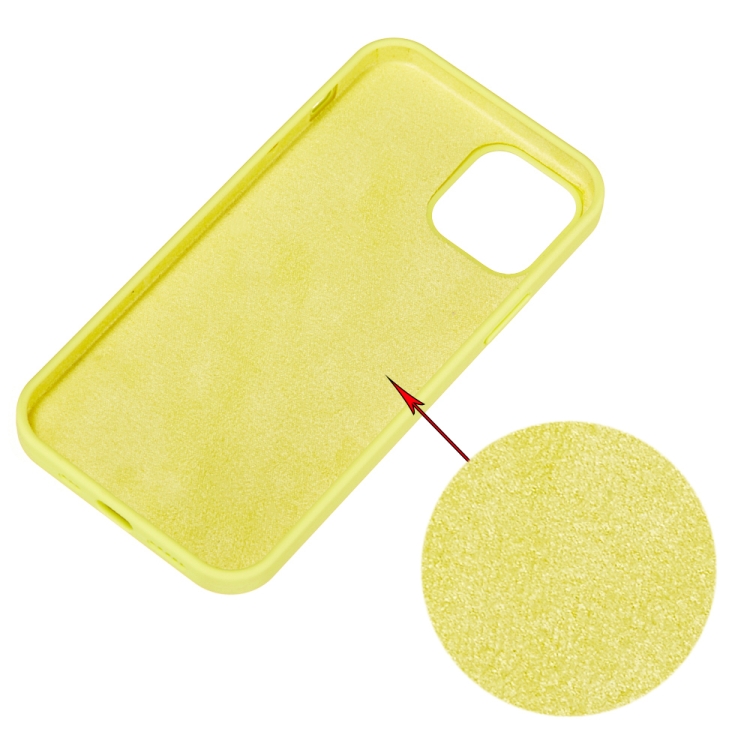 Silikónový kryt pre Apple iPhone 14 Plus - žltý