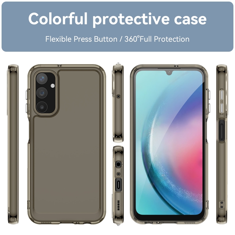 CANDY Zadný kryt pre Samsung Galaxy A25 5G - sivý