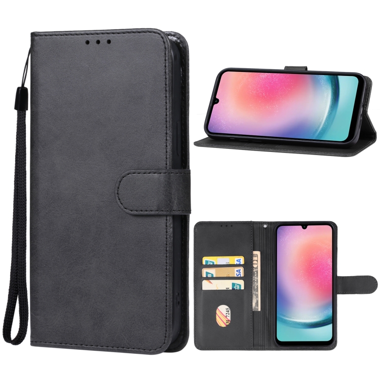 SOLID Peňaženkové puzdro pre Samsung Galaxy A25 5G - čierné