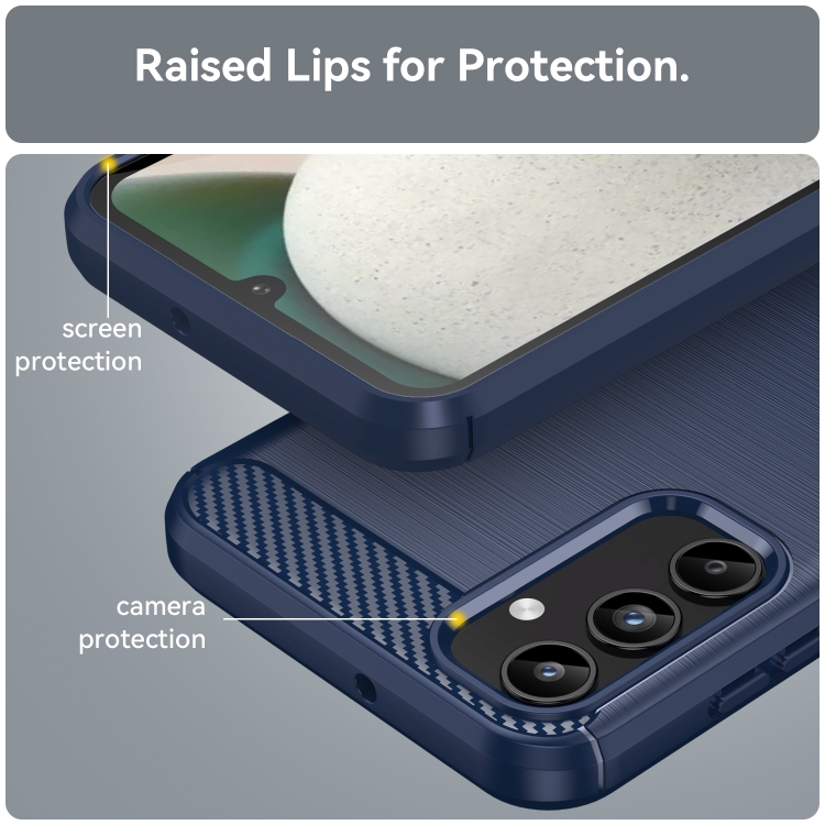 CARBON Zadný kryt pre Samsung Galaxy A15 / A15 5G - modrý