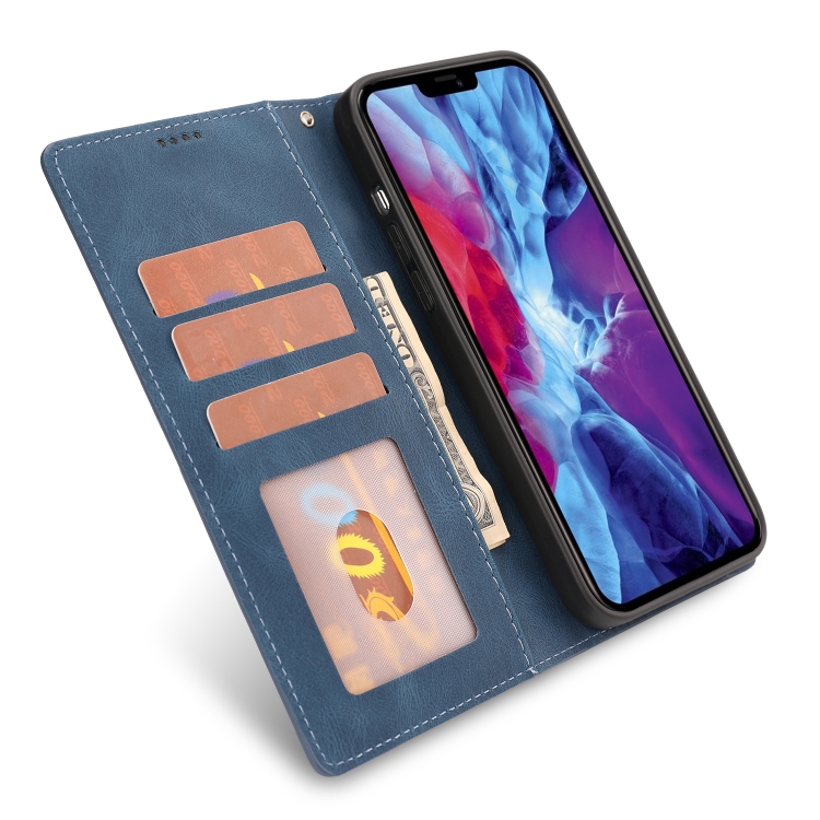 Knižkové puzdro pre Apple iPhone 14 Plus - Solid modré