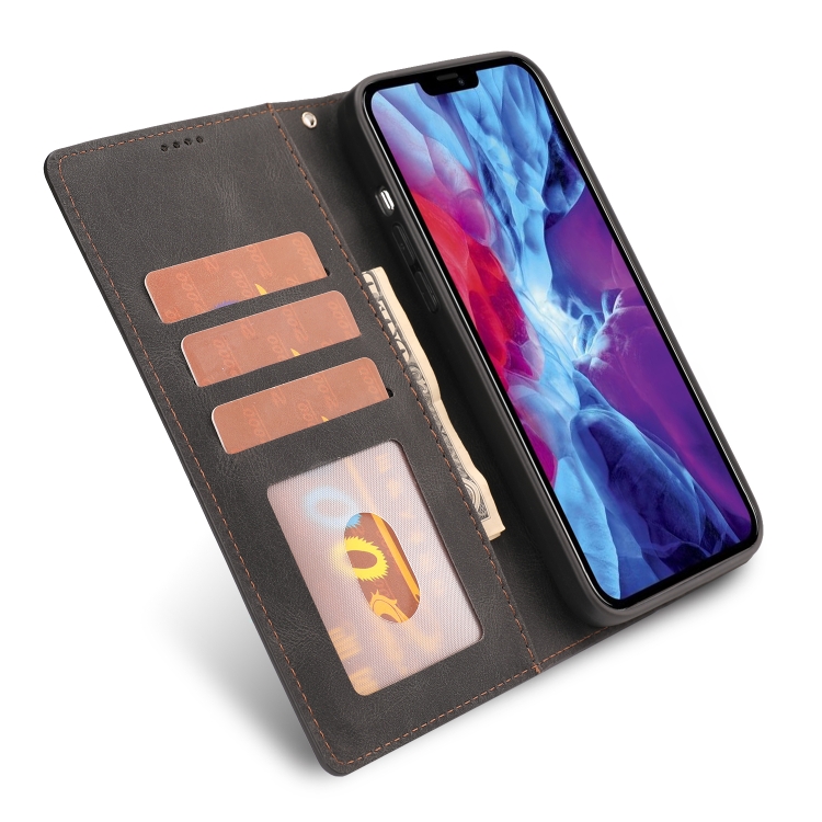 Knižkové puzdro pre Apple iPhone 14 Plus - Solid čierne