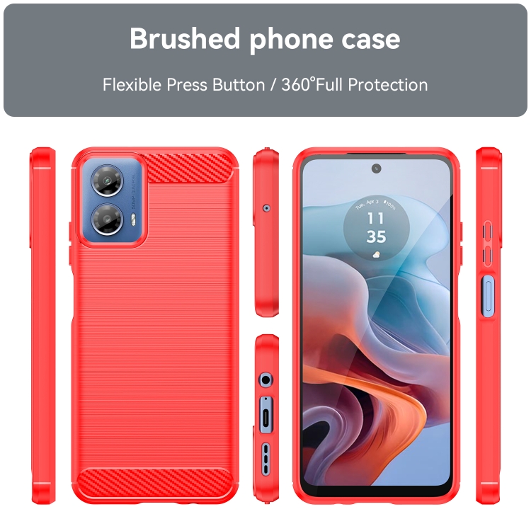 SKLO + KRYT 2v1 pre Motorola Moto G34 5G - CARBON červený