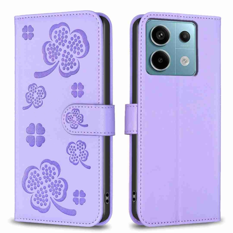 SKLO + KRYT 2v1 pre Xiaomi Redmi Note 13 Pro 5G - Knižkové puzdro LEAF fialové