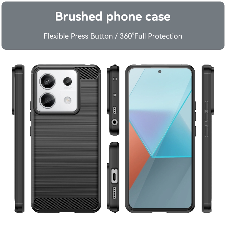 CARBON Zadný kryt pre Xiaomi Redmi Note 13 Pro 5G - čierny