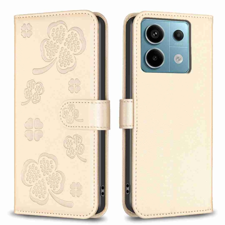 LEAF Peňaženkové puzdro pre Xiaomi Redmi Note 13 Pro 5G - zlaté