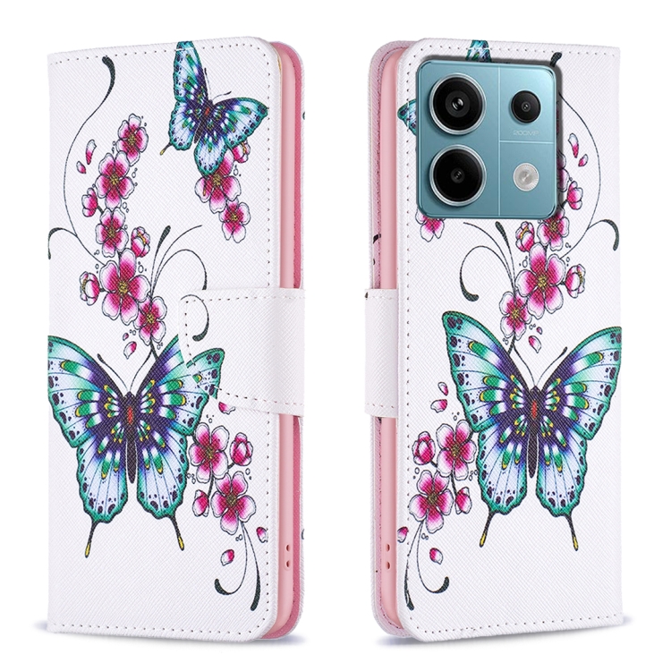 INK Peňaženkové puzdro pre Xiaomi Redmi Note 13 Pro 5G - Butterfly