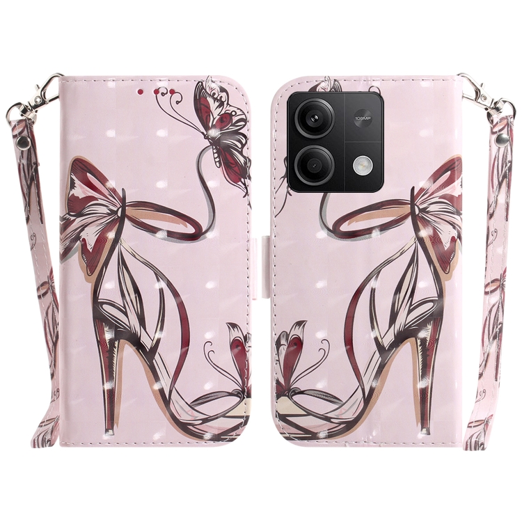 SKLO + PUZDRO 2v1 pre Xiaomi Redmi Note 13 5G - Knižkové puzdro INK Butterfly