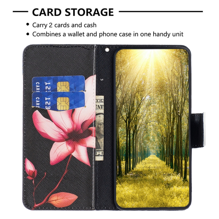 SKLO + PUZDRO 2v1 pre Xiaomi Redmi Note 13 - Knižkové puzdro INK LOTUS