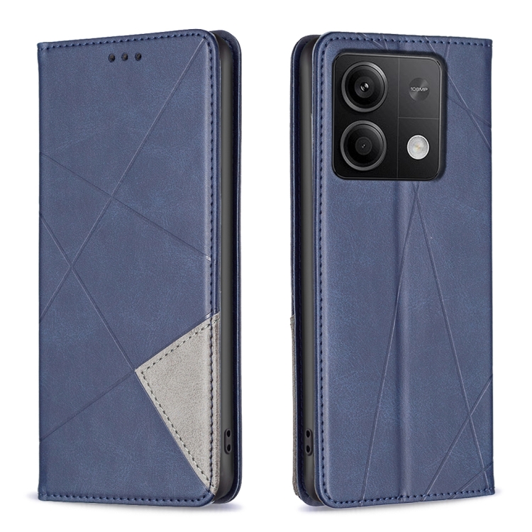 TEXTURE Peňaženkové puzdro pre Xiaomi Redmi Note 13 - modré