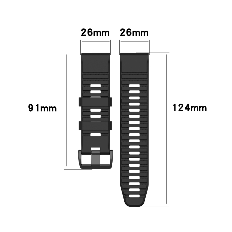 Remienok na Garmin Fenix 7X – sivý
