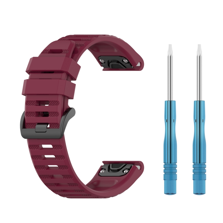 Remienok na Garmin Fenix 7X – bordový