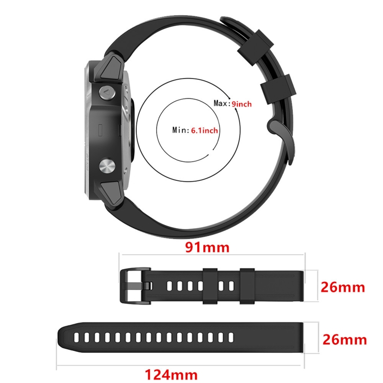 Remienok na Garmin Fenix 7X – bordový