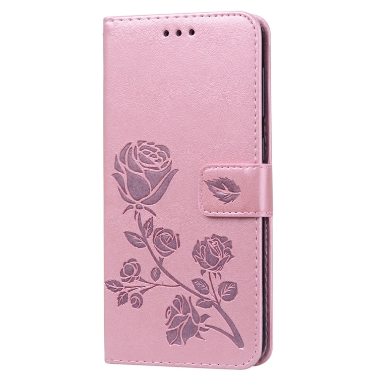 ROSE Knižkové puzdro pre Samsung Galaxy A50 - ružové