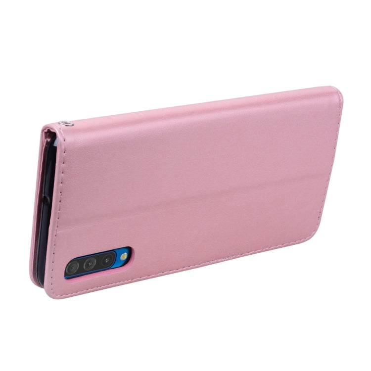ROSE Knižkové puzdro pre Samsung Galaxy A50 - ružové