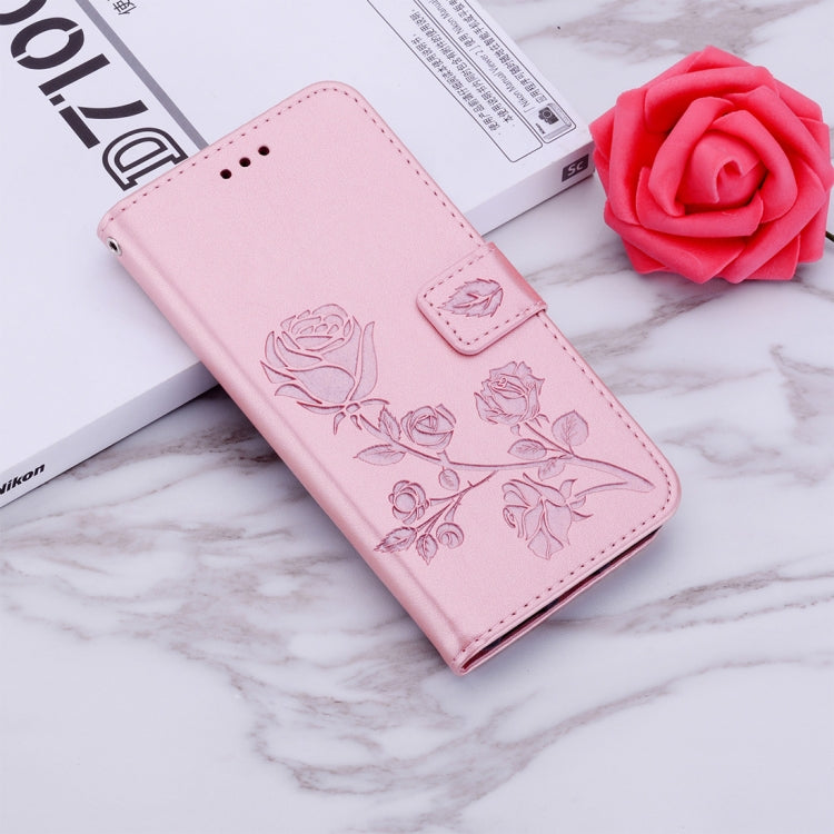 ROSE Knižkové puzdro pre Samsung Galaxy A50 - ružové