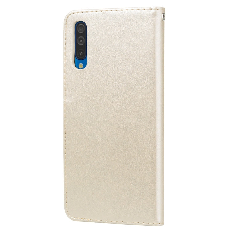ROSE Knižkové puzdro pre Samsung Galaxy A50 - zlaté