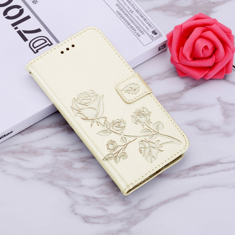 ROSE Knižkové puzdro pre Samsung Galaxy A50 - zlaté