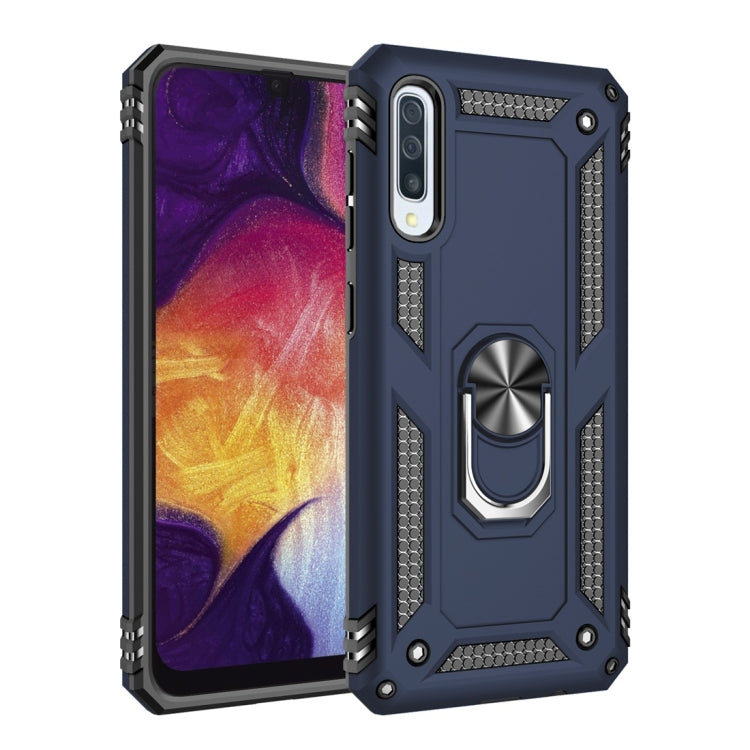 RING ARMOR Tvrdený kryt pre Samsung Galaxy A50 - modrý