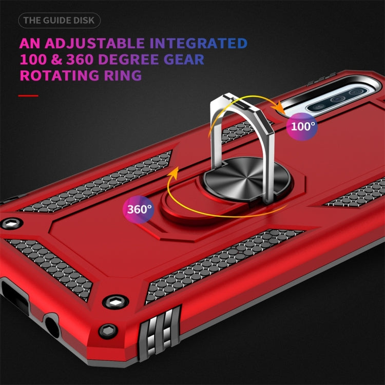 RING ARMOR Tvrdený kryt pre Samsung Galaxy A50 - čierny