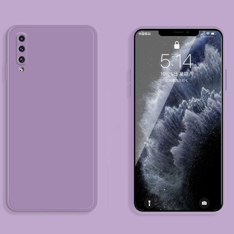 MATT Silikónový obal pre Samsung Galaxy A50 - fialový