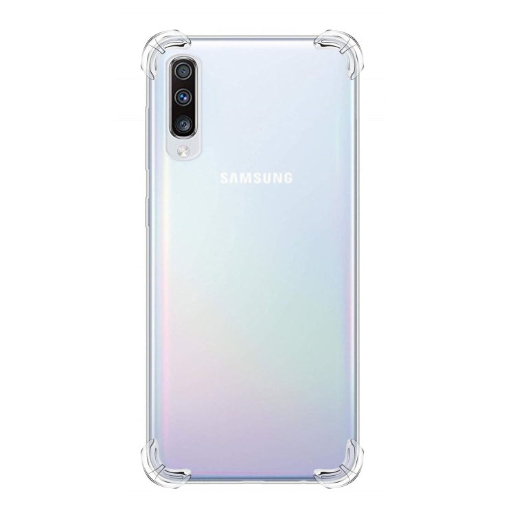 AIRBAG TRANSPARENTNÝ Silikónový obal pre Samsung Galaxy A50 - priesvitný