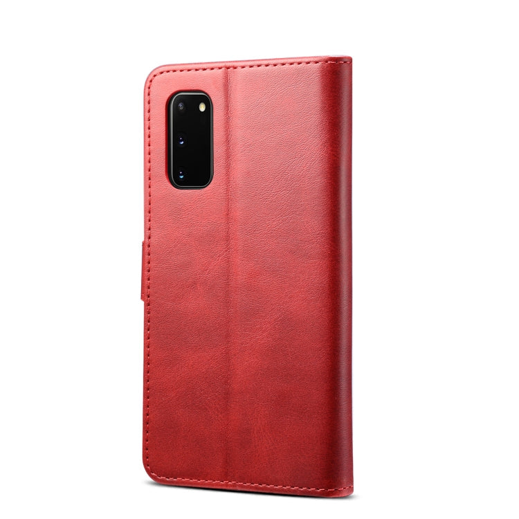 GUSSIM Knižkové puzdro pre Samsung Galaxy A51 - červené