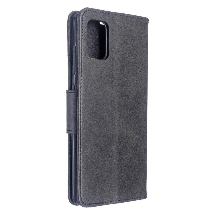 LAMBSKIN Knižkové puzdro pre Samsung Galaxy A51 - čierne