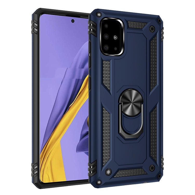 RING ARMOR Tvrdený kryt pre Samsung Galaxy A51 - modrý