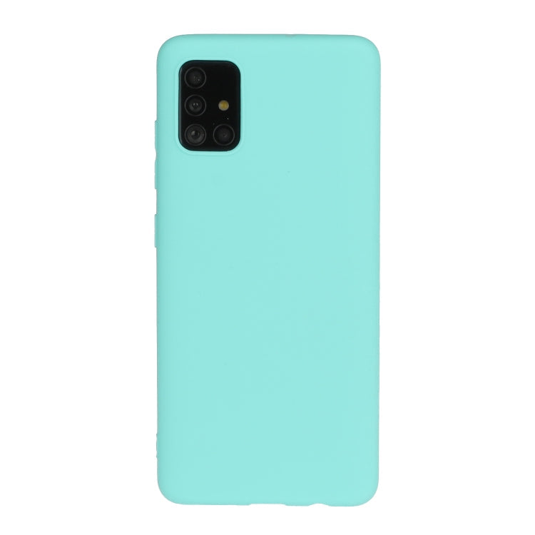 MATT Silikónový obal pre Samsung Galaxy A51 - modrý
