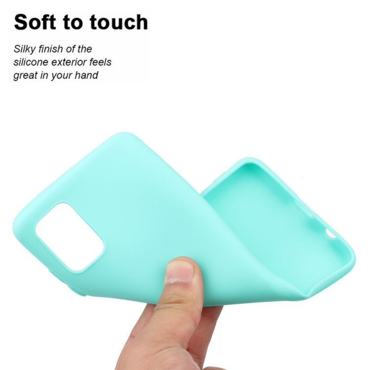 MATT Silikónový obal pre Samsung Galaxy A51 - modrý