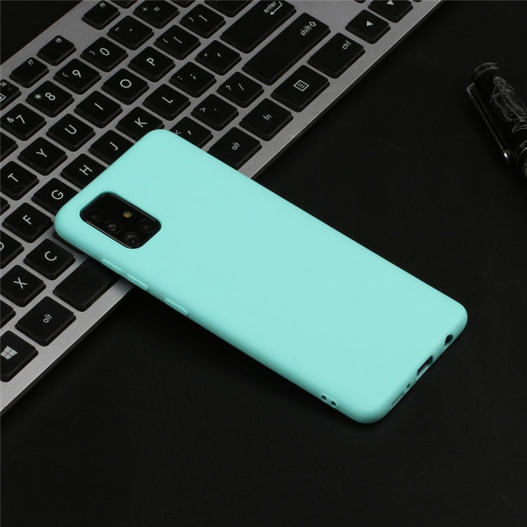 MATT Silikónový obal pre Samsung Galaxy A51 - modrý