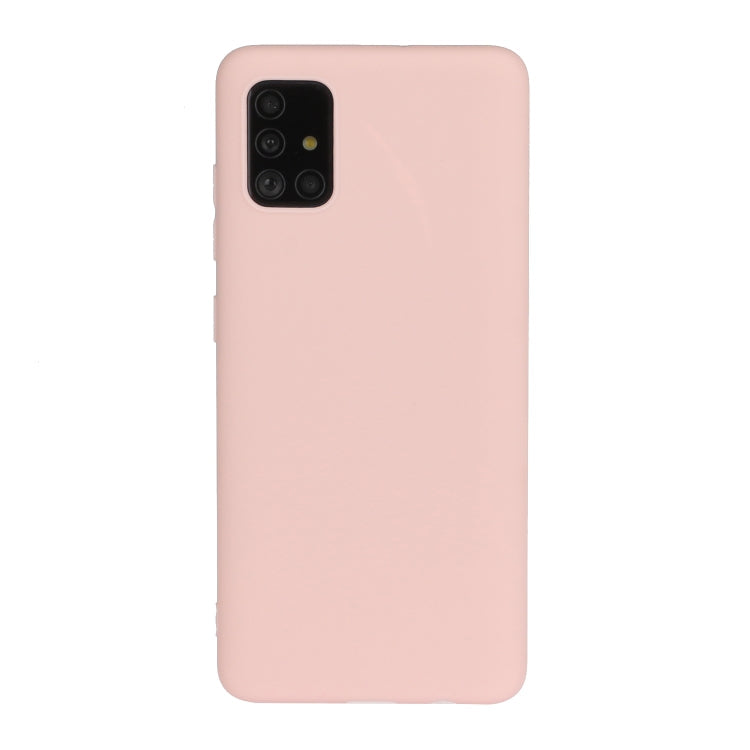 MATT Silikónový obal pre Samsung Galaxy A51 - ružový
