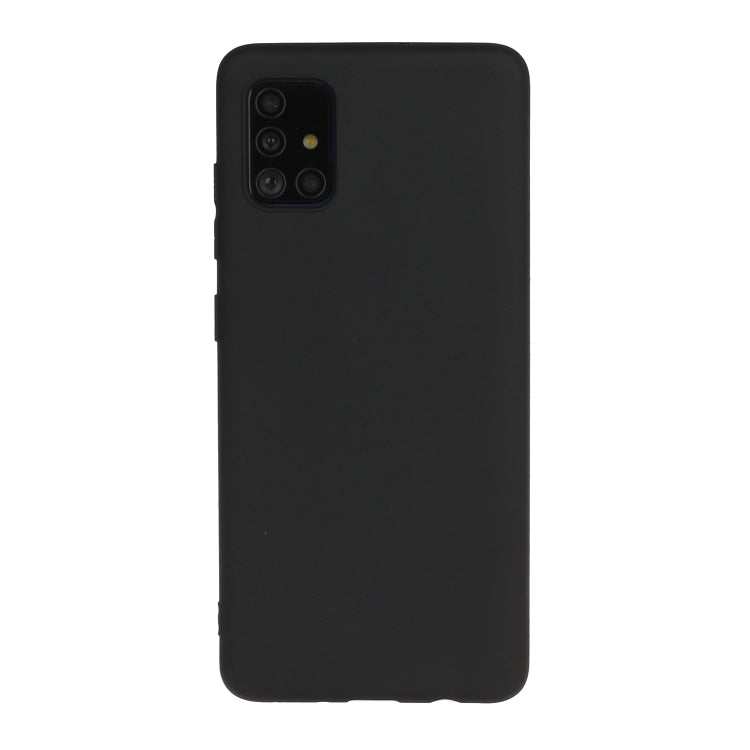 MATT Silikónový obal pre Samsung Galaxy A51 - čierny