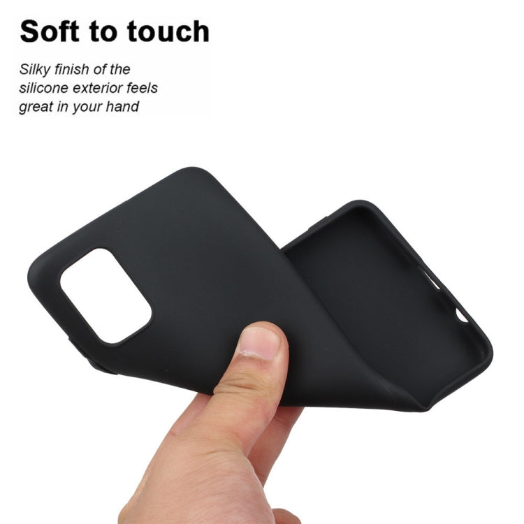 MATT Silikónový obal pre Samsung Galaxy A51 - čierny