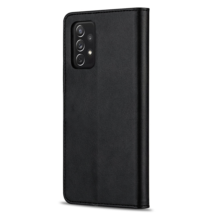 GUSSIM Knižkové puzdro pre Samsung Galaxy A52 / A52s / A52 5G - čierne
