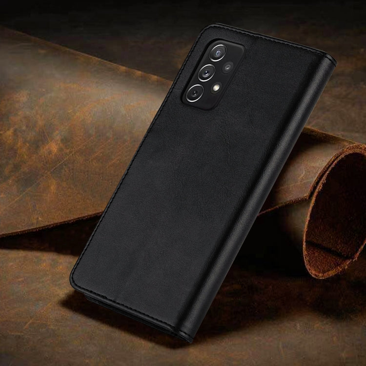 GUSSIM Knižkové puzdro pre Samsung Galaxy A52 / A52s / A52 5G - čierne