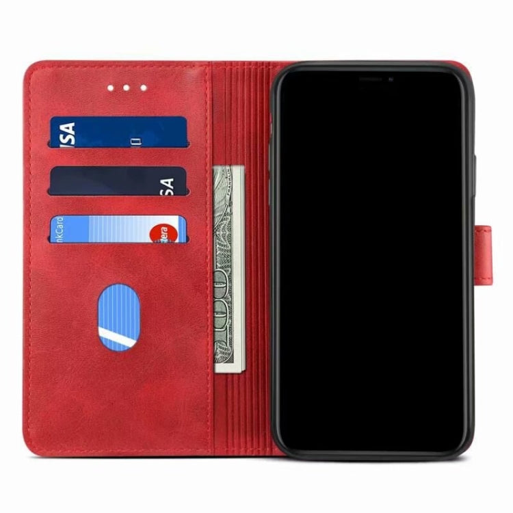 GUSSIM Knižkové puzdro pre Samsung Galaxy A52 / A52s / A52 5G - červené