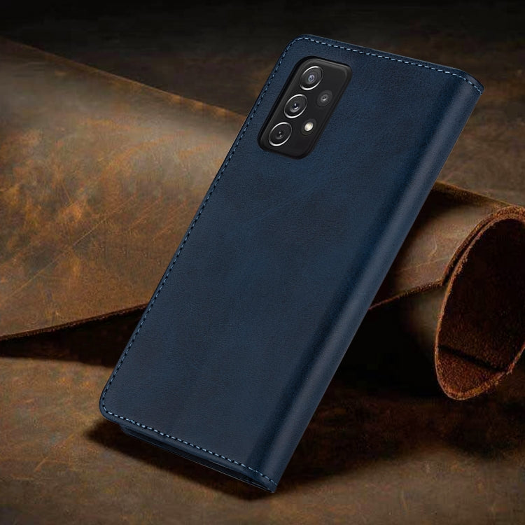 GUSSIM Knižkové puzdro pre Samsung Galaxy A52 / A52s / A52 5G - modré