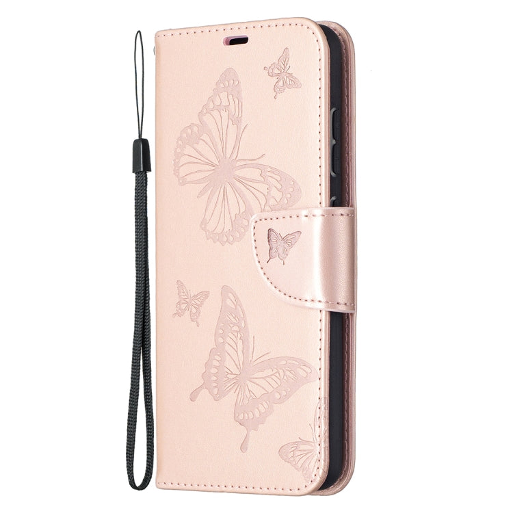 BUTTERFLY Knižkové puzdro pre Samsung Galaxy A52 / A52s / A52 5G - ružové