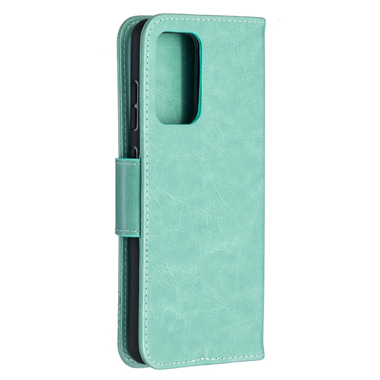 BUTTERFLY Knižkové puzdro pre Samsung Galaxy A52 / A52s / A52 5G - zelené