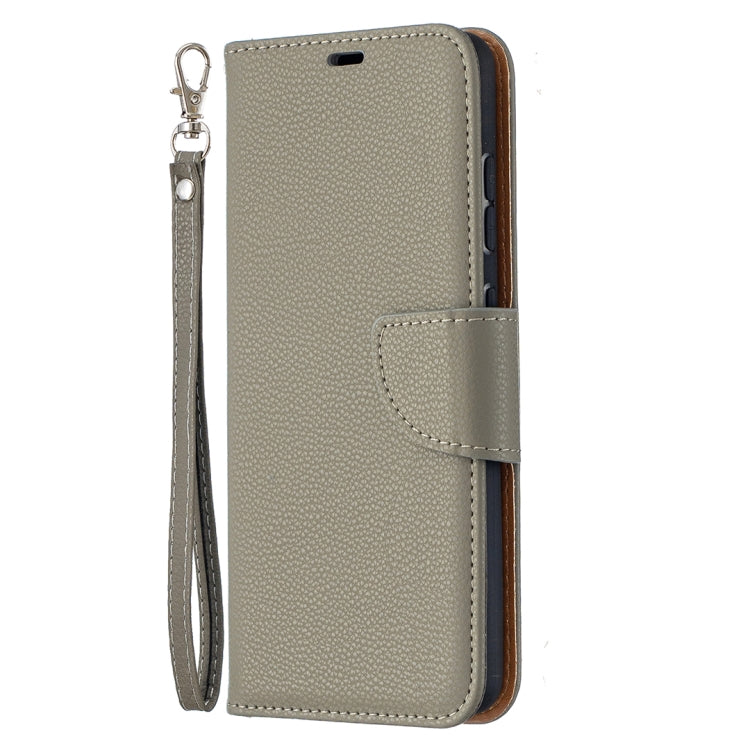 LAMBSKIN Knižkové puzdro pre Samsung Galaxy A52 / A52s / A52 5G - sivé